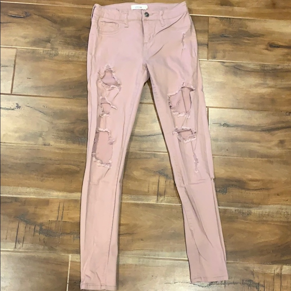 Distress Skinny Jeans